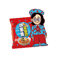 nongshim_official 농심라면전국투어 농심 배대표 인생을맛있게 Sticker