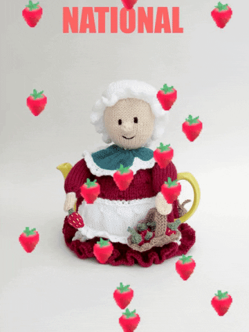 Strawberry Pick Me GIF by TeaCosyFolk