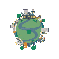 HogFriendly university campus hedgehog friendly hedgehog friendly campus Sticker