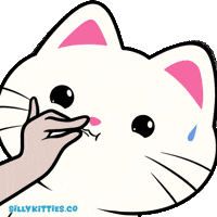 Silly Cat Shut Up Sticker by Silly Kitties