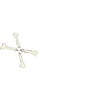 x bones Sticker by Peter Bjorn and John