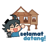 Raya Love Sticker by Kadokawa Gempak Starz