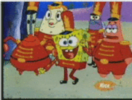 happy sponge bob GIF