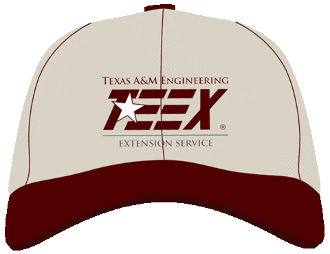 cap baseball hat Sticker by TEEX (Texas A&M Engineering Extension Service)