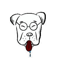 International Dog Day Sticker by ROSARYMOON