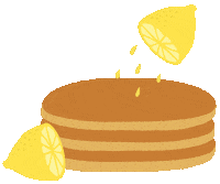 Pancake Day Lemon Sticker