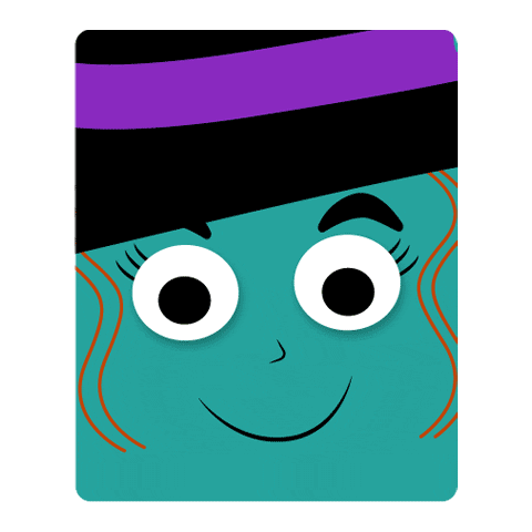 Halloween Witch Sticker