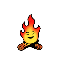 Camping Camp Fire Sticker by Jugendleiter-Blog