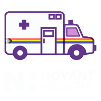 Pride Sticker by Novant Health