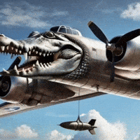 italobrainrottv crocodilo bombardino bombardino crocodino crocodino GIF