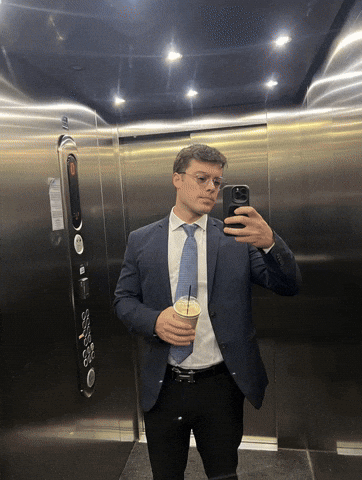 Elevator Skydiving GIF