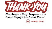 Meal Prep Sticker by Yummy Bros Meal Prep