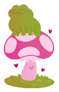 pkcutie love dance nature frog Sticker