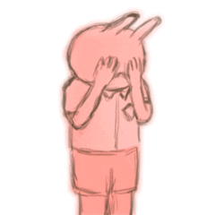 samkinhang giphyupload rabbit crocodile macau Sticker