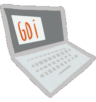 Laptop Ordenador Sticker by Fundacion General de la Universidad de La Laguna