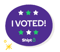 Ivoted Sticker by shipt