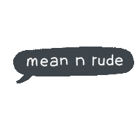 Text Mean Sticker