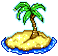 palm tree vacation STICKER
