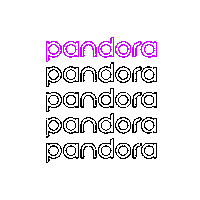 neon Sticker by Pandora
