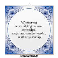 Wijsheid Troost Sticker by Tegelspreuken.nl