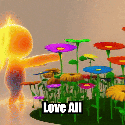 Inner Peace Love GIF by Bloomscroll