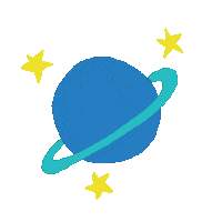 Mikahely planeta estrela planetinha bymikahely Sticker