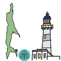Lighthouse Tonin Sticker