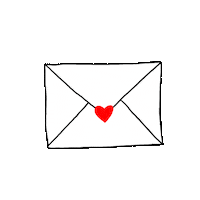 Love Letter Card Sticker