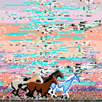 Sachcoothearty art animation pixelart glitch GIF