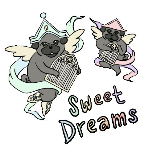 Good Night Dog Sticker
