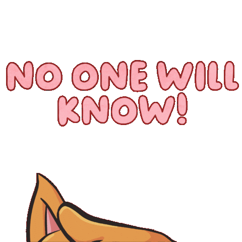 Slip Away Top Secret Sticker by VeeFriends