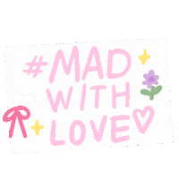 Pink Thank You Sticker by Fawa