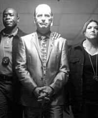 Black And White Walking GIF