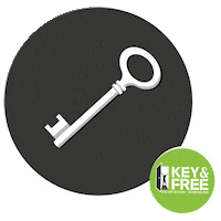 KeyandFree free door key escape Sticker