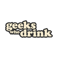 Fun Brand Sticker by Geeks Who Drink