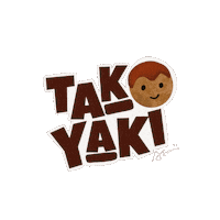 tikaljufry food japanese food takoyaki tako Sticker