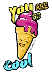 So Cool Summer Sticker by Origami Bikini