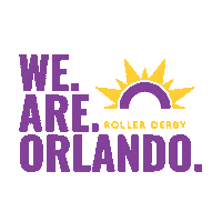 OrlandoRollerDerby ord orlandorollerderby weareorlando orlando roller derby Sticker