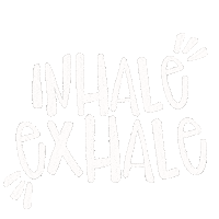 Breathe Inhale Exhale Sticker