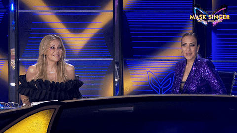 Shocked Television GIF by Mask Singer A3