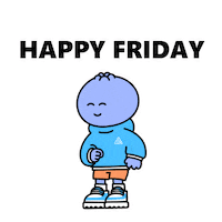 Its Friday Sticker by Kudaberi