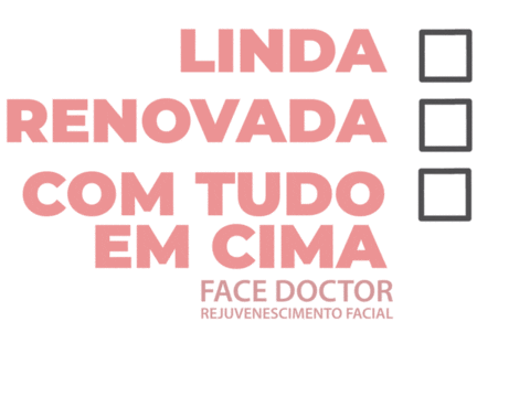 Linda Botox Sticker by Face Doctor Brasil