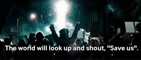 HelpfulDataHacks giphygifmaker watchmen save us GIF