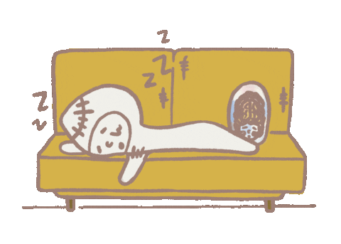 Tired Nap Sticker
