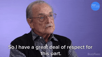 I Have A Great Deal Of Respect For This Part