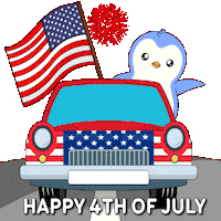 United States Penguin Sticker by Pudgy Penguins