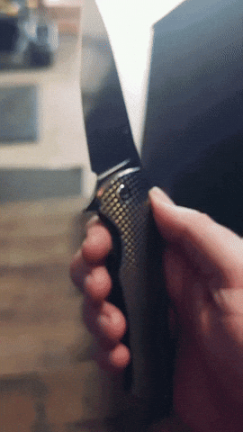 nilknarf1 folding knife pocket candy herman knives polish custom knife GIF