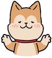 Calm Down Follow Me Sticker by Ai and Aiko