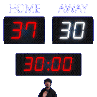 30 Away Sticker