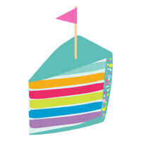 Party Rainbow Sticker by Sweetapolita